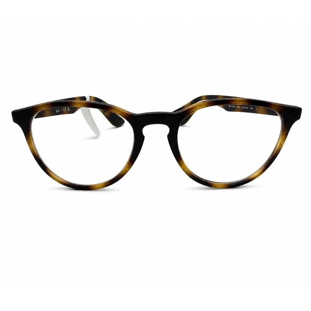 Ray-Ban RB7046 5365 51-18 140 Erika Optics Havana Matte Round Eyeglass Frames